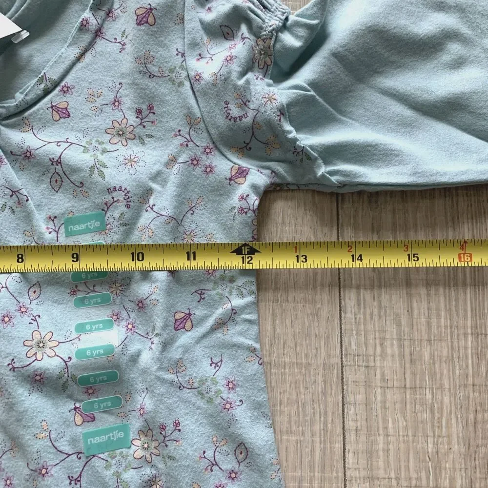 Lot 6 pc Naartjie Tops Long Sleeve Shirt Purple Blue Pink Girls Size 6